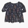 Peas And Queues Fern Baby Girls Dress - Ikat