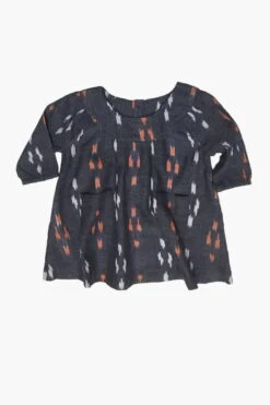 Peas And Queues Fern Baby Girls Dress - Ikat