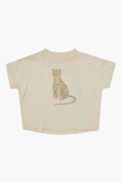 Girls Shirt Rylee + Cru Boxy Leopard