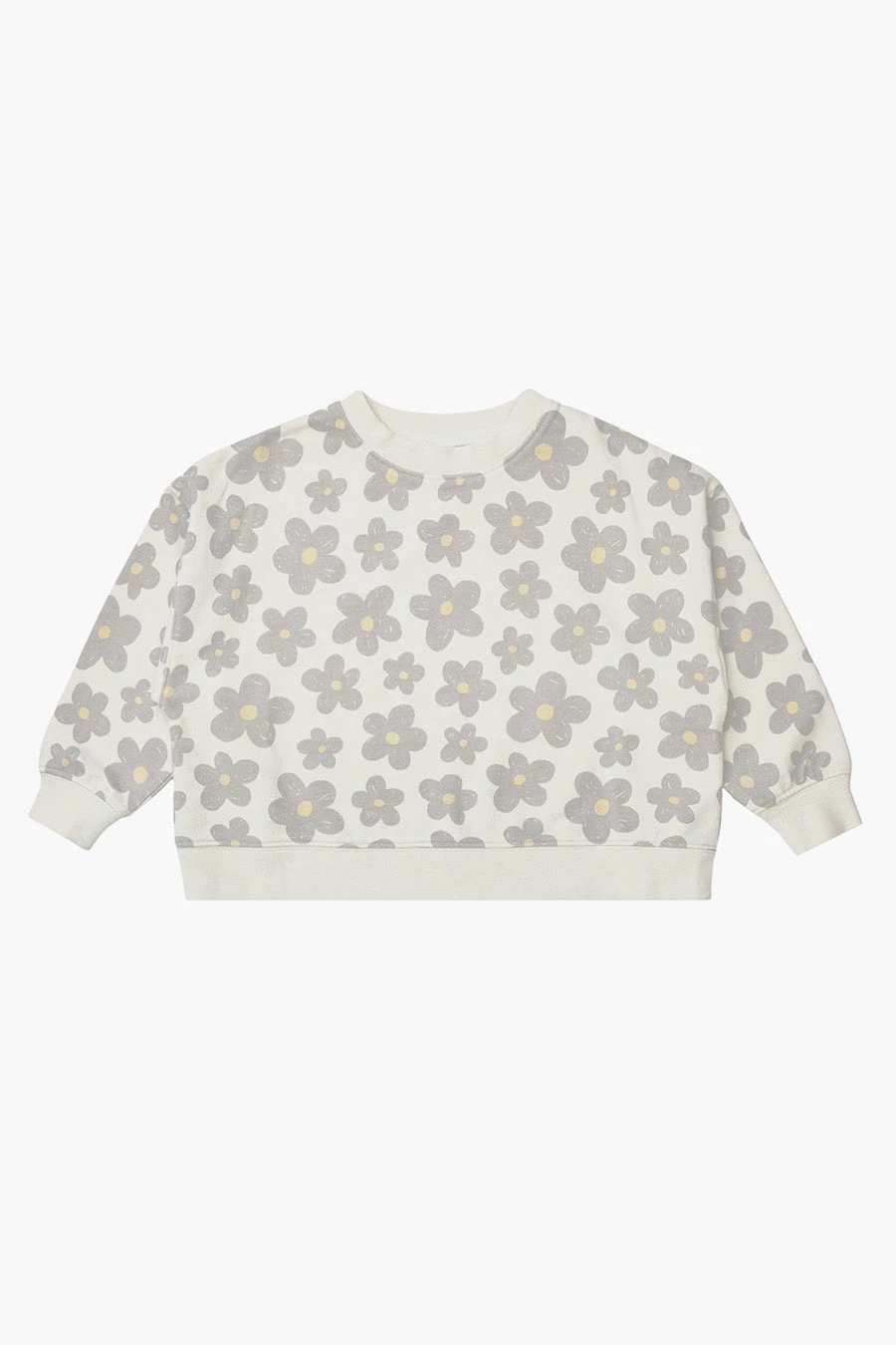 Girls Sweatshirt Rylee + Cru Boxy Retro Floral - Image 2
