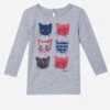 Jean Bourget Kitten Baby Girls Shirt (Size 12M Left)