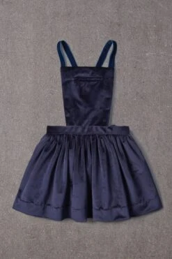 Nellystella Ella Girls Dress - Navy Velvet