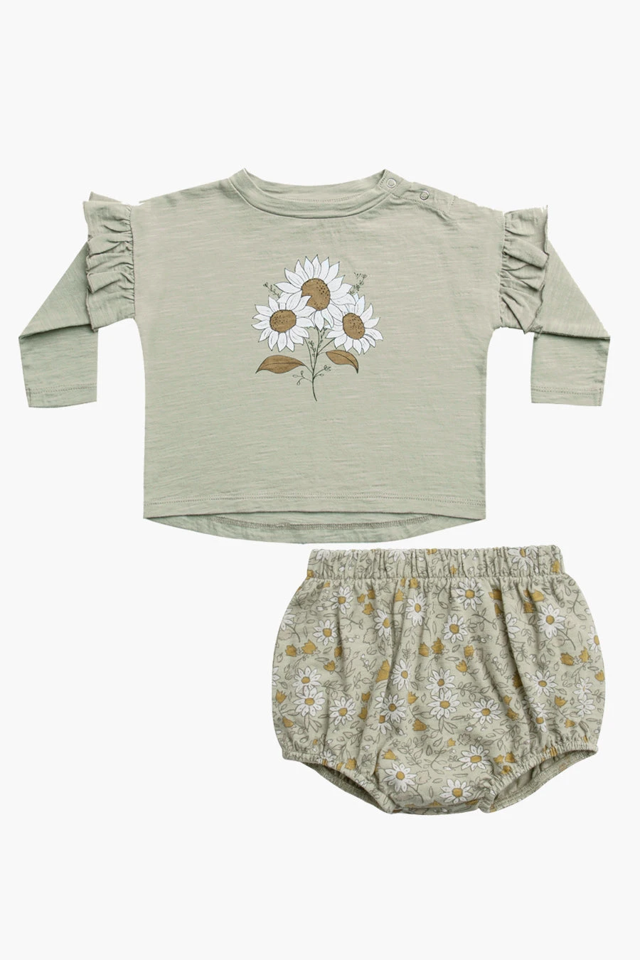 Rylee + Cru Wildflowers 2-Piece Baby Set - Image 2