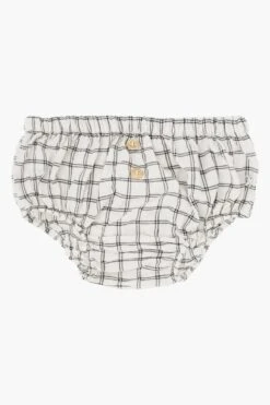 Baby Girl Bloomer Tocoto Vintage Check Off White