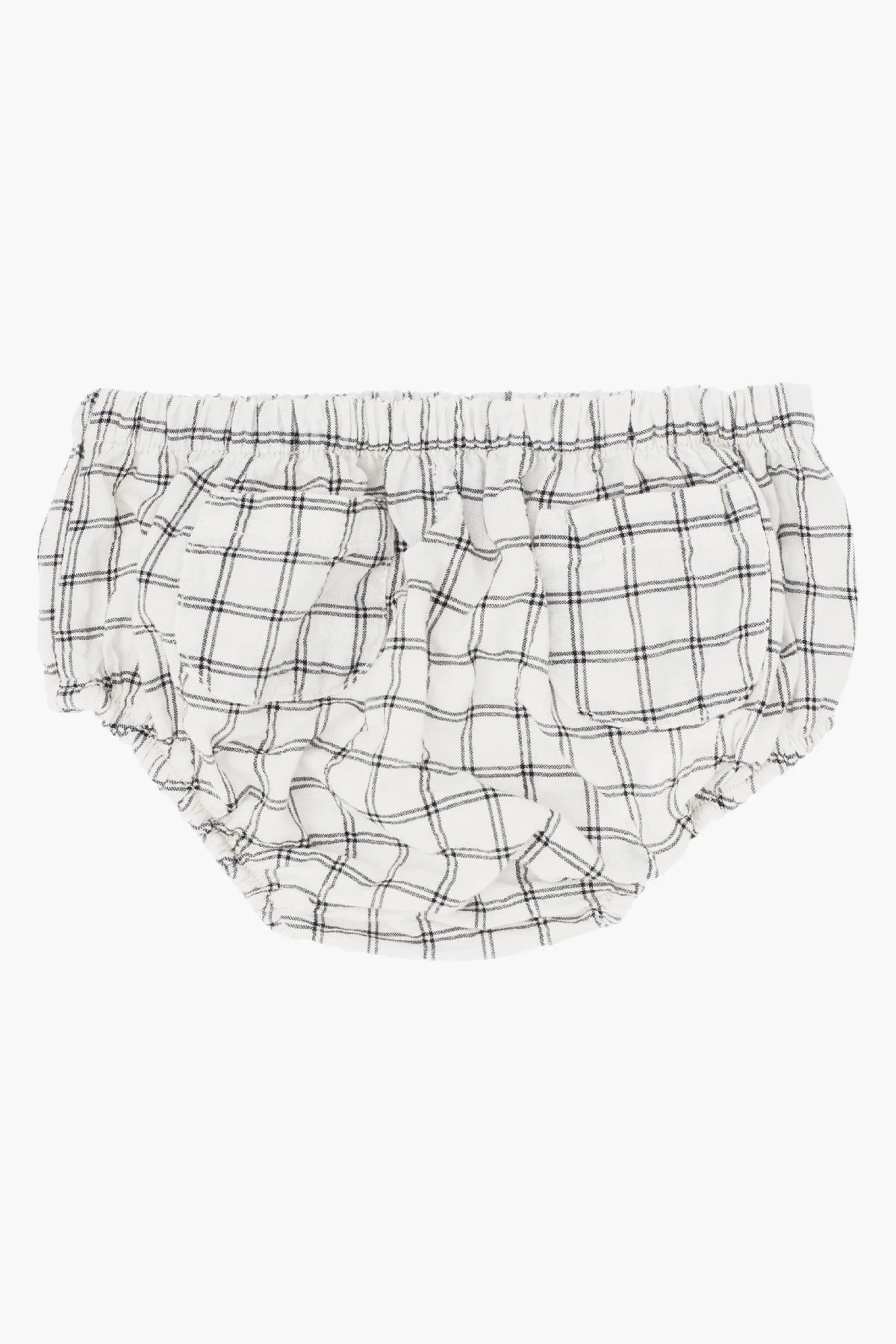 Baby Girl Bloomer Tocoto Vintage Check Off White - Image 2