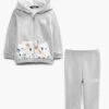 North Face Camp Fleece Baby Set - Light Grey Heather (Size 18M Left)