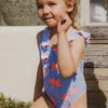 Kids Swimsuit Snapper Rock Beach Bloom Ruffle