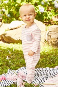 EGG New York Bobbi Set - Pink Stripe