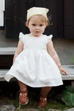 Wheat Edith Baby Girls Dress (Size 3M Left)