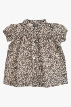 Tocoto Vintage Leopard Print Baby Dress