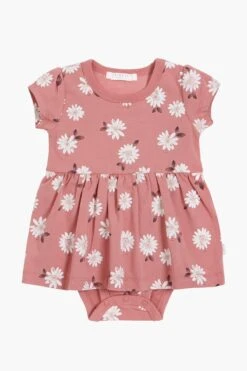 Petit Lem Marguerites Peplum Baby Girls Dress (Size 18M Left)