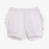 Wheat Eyelet Baby Bloomers - White
