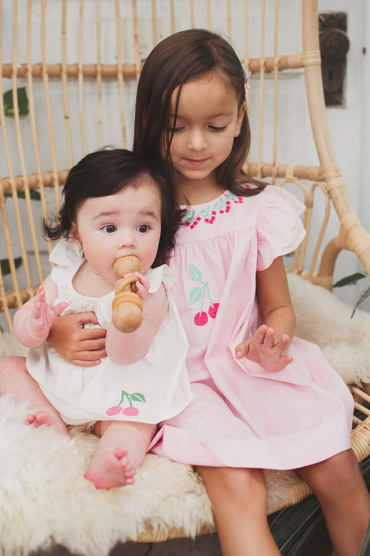 Everbloom Petal Baby Girls Set - Cherry - Image 2