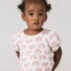 Everbloom Rainbow Puff Baby Tee (Size 6M Left)