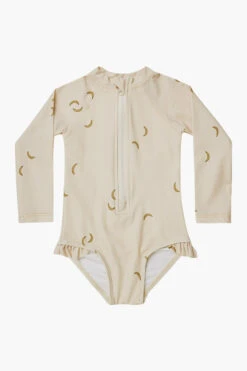 Baby Girl Swim Rylee + Cru Rashguard Bananas