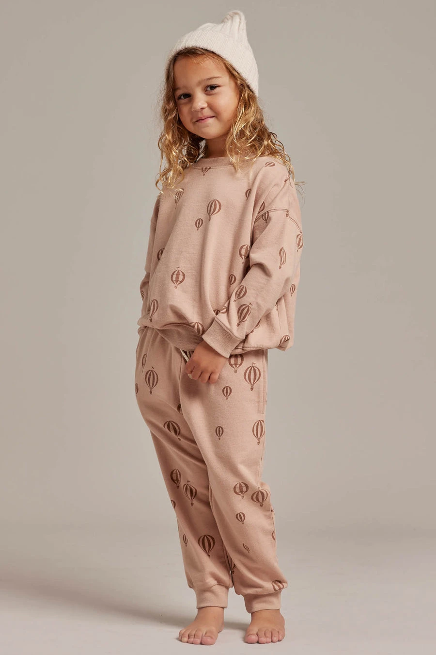 Baby Girls Sweater Rylee + Cru Hot Air Balloons - Image 3