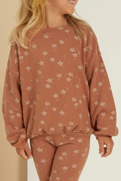 Girls Sweatshirt Rylee + Cru Starfish