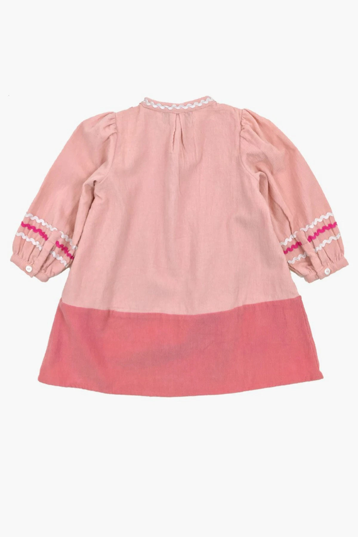 Peas And Queues Sparrow Girls Dress - Pink - Image 3