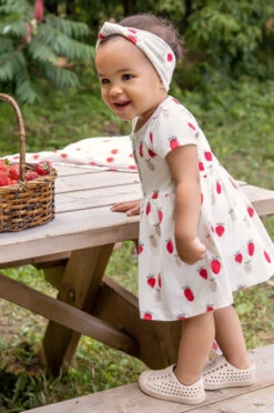 Baby Dress Petit Lem Strawberry