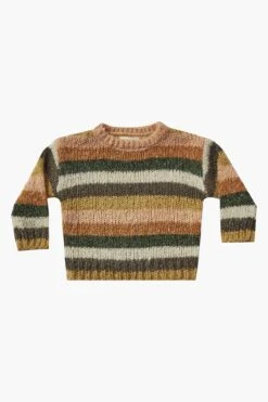 Rylee + Cru Stripe Aspen Baby Sweater (Size 6/12M Left)