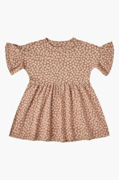 Rylee + Cru Terracotta Baby Girls Dress (Size 0/3M Left)