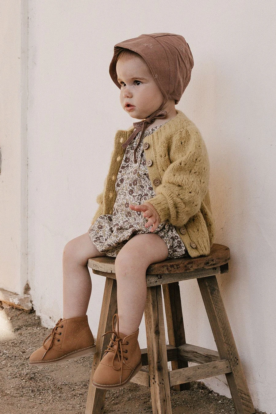 Girls And Baby Girl Sweater Rylee + Cru Tulip Cardigan - Image 4