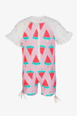 Snapper Rock Watermelon 1-piece Baby Girls Swimsuit (Size 6/12M Left)